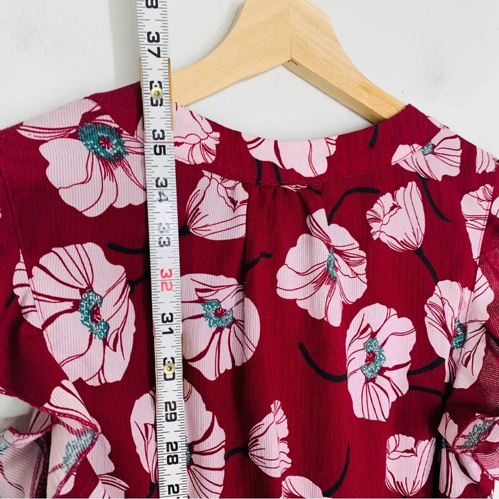 Modcloth As You Love It Floral Ruffle Dress Size Small